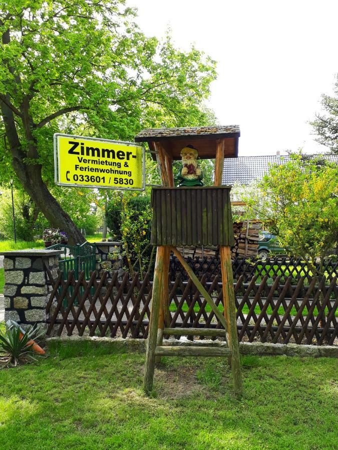 Pension Zum Weissen Hirsch Reitwein Exterior foto
